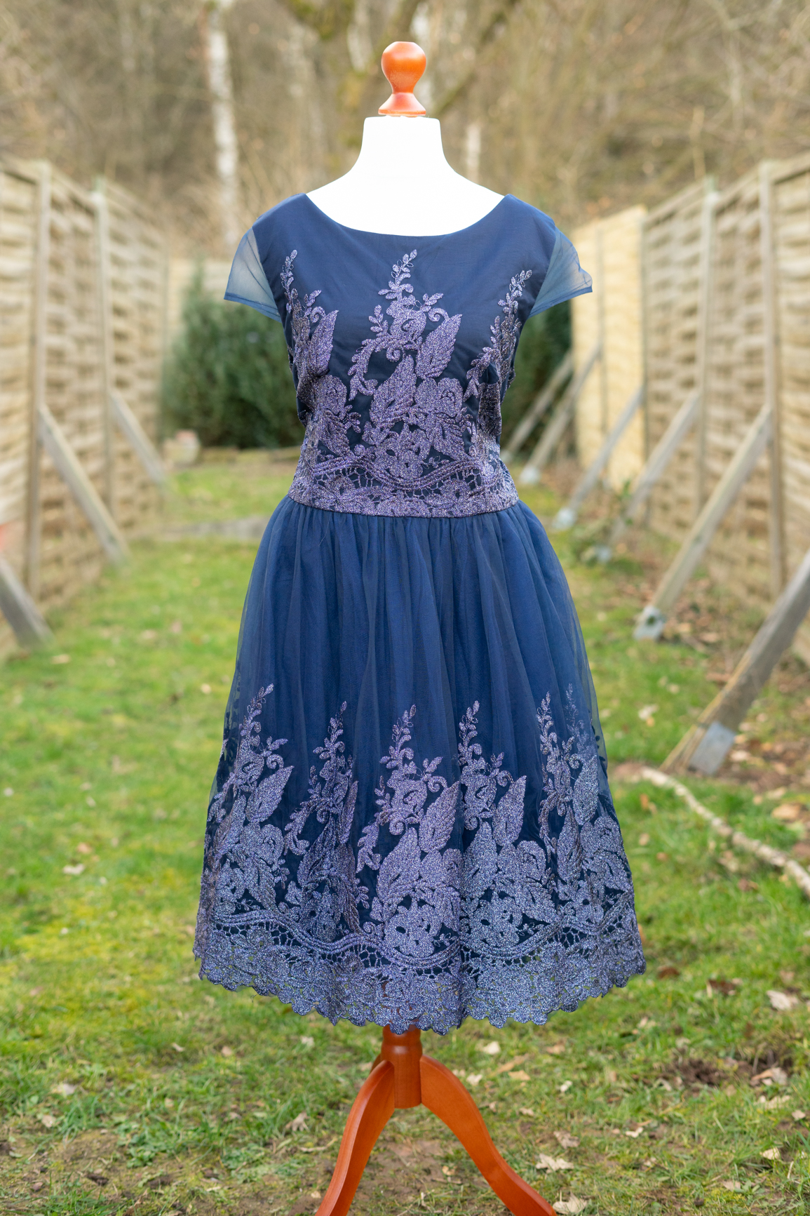 blaues Kleid Fotoshooting Fotograf